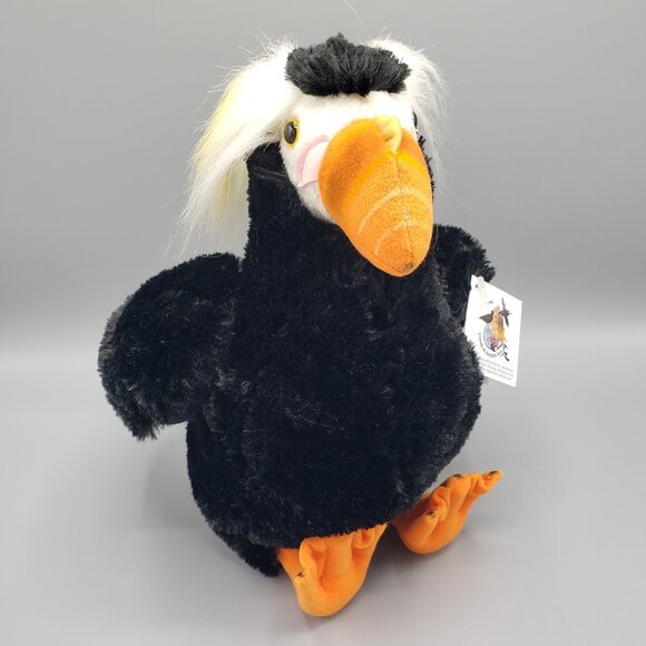 Wildlife Artists Plush Tufted Puffin 14" Haystack Rock Oregon Stuffed 2018 NWT - Picture 1 of 15